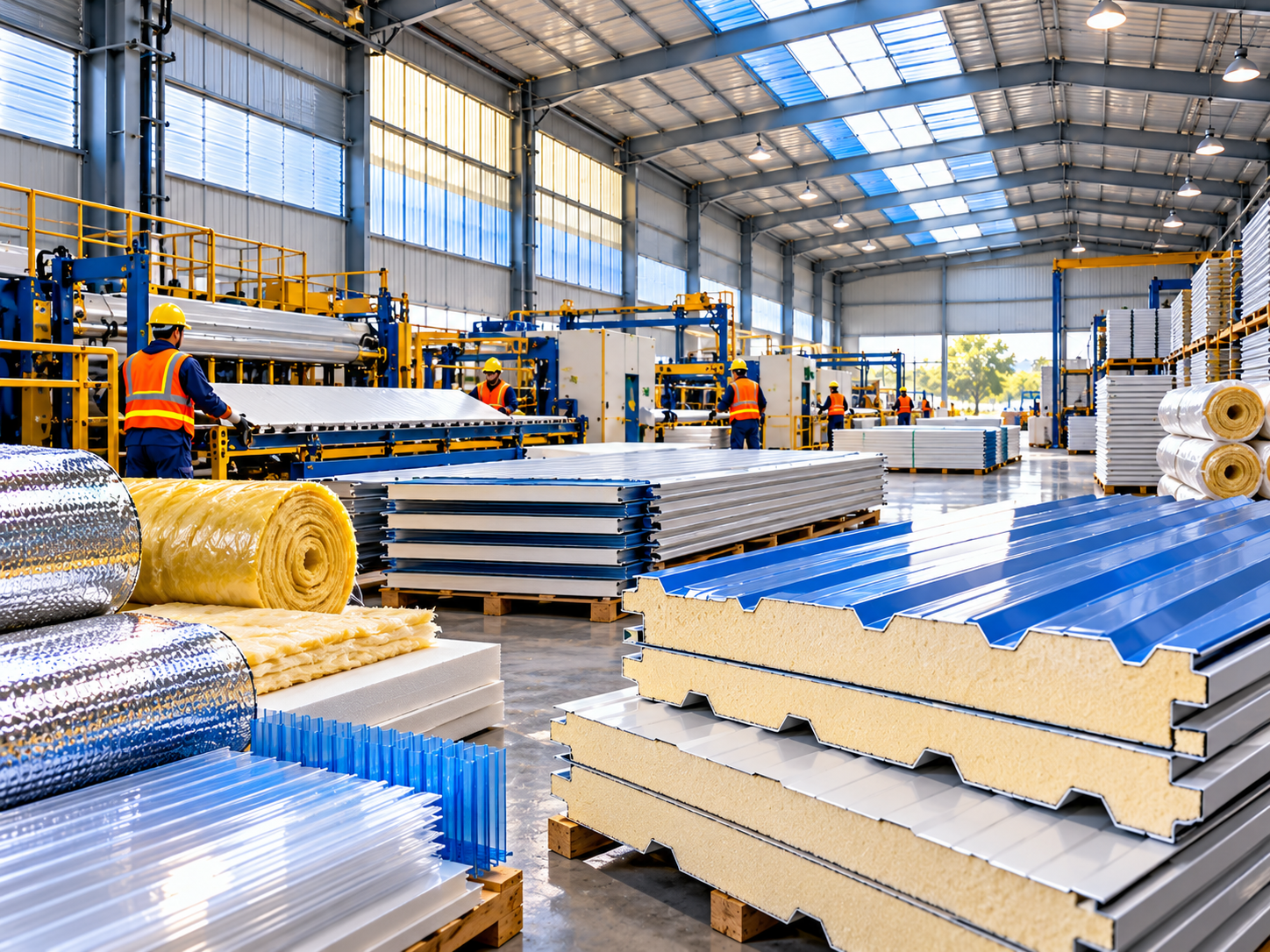 Manufacturing insulation materials